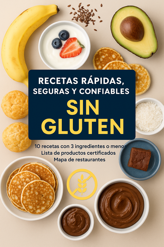 Recetas Rápidas, Seguras y Sin Gluten